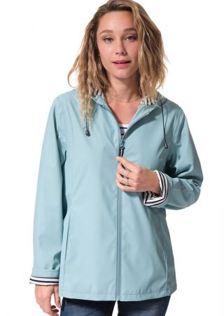 NÉPHÉE Ciré femme zippé avec coutures étanches HUBLOT