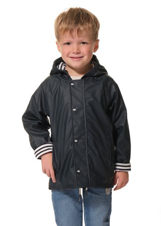 PROUE MIXTE Ciré enfants mixte zippé à capuche avec manches raglan et coutures étanches |HUBLOT