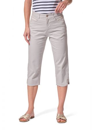 URIELLE Pantacourt femme poche devant coton/elasthanne |HUBLOT