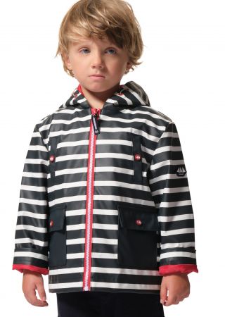 GRÉGOIRE Ciré enfant garçon grande poches et motif marin dos|HUBOT