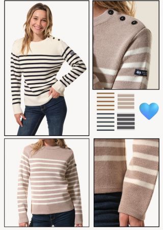 ANDROMEDE Pull Marin laine merinos |HUBLOT