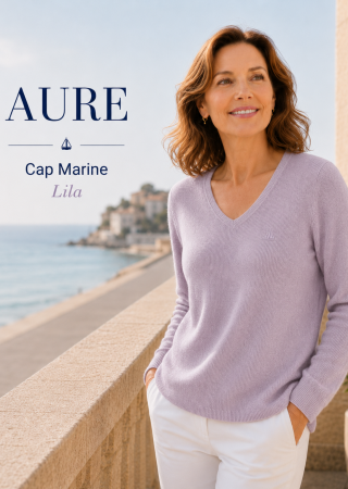 Pull AURE col V-LILA |Cap Marine