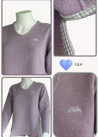 Pull AURE col V Cap Marine LILA
