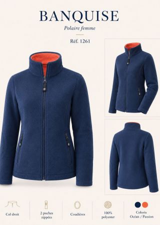 BANQUISE veste polaire femme |Captain Corsaire ⚓