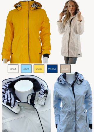REGATE parka lluvia mujer verano captain corsaire