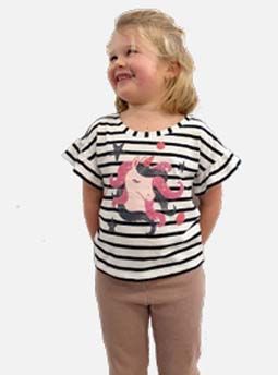 DUCHESSE Tee-shirt fille animation licorne |HUBLOT