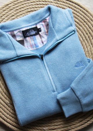 Divette Pull femme col camioneur zippé Cap Marine