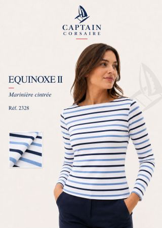 Marinière EQUINOXE II  MULTICO 3 Rayures  femme |Captain Corsaire ⚓