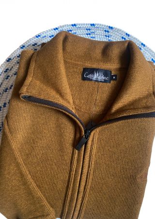 GILET ODET zippé Cap Marine couleur AMBRE