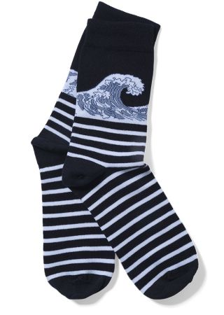 Chaussettes  mixte adulte animations  Vagues|HUBLOT ⚓