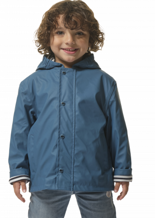 PROUE OCÉAN  Ciré enfants mixte zippé à capuche avec manches raglan et coutures étanches |HUBLOT
