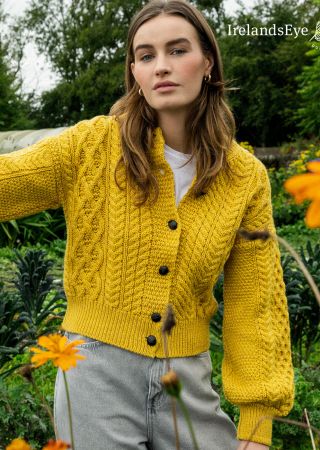 Cardigan Crop top  Sunflowr A950 Irelandseye