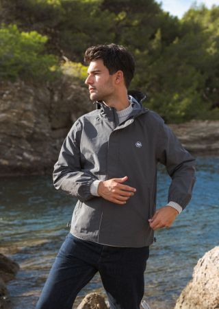 TOBIAS Coupe vent mixte court zippéen tissu ripstop|HUBLOT