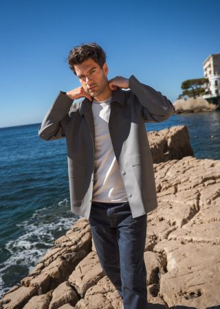 BOSTON Ciré homme court en PU double face |HUBLOT