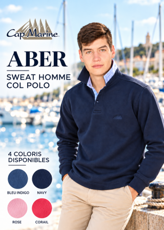 Aber Indigo pull homme Cap Marine
