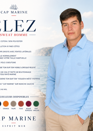 Elez pull homme Cap Marine