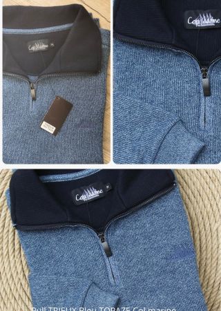 Trieux Bleu Chine pull homme Cap Marine