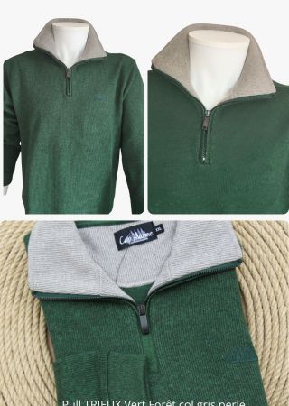 Trieux Forêt pull homme Cap Marine