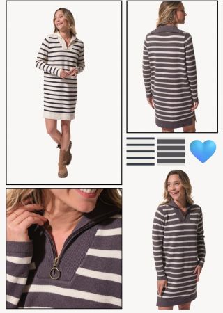 JESSY Robe pull femme col camionneur |HUBLOT