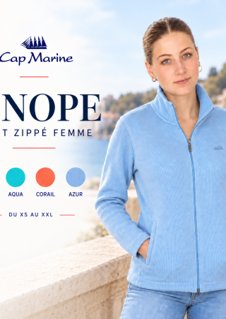 SINOPE Ciel gilet femme Cap Marine