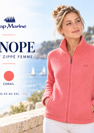SINOPE Granit gilet femme Cap Marine