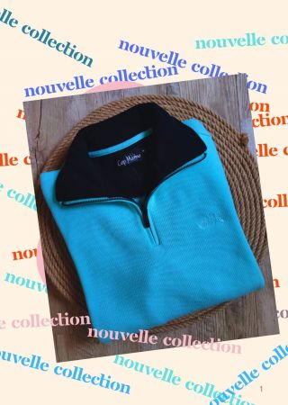 Pull Mixte TRIEUX Cap Marine- Pacific-Col Marine