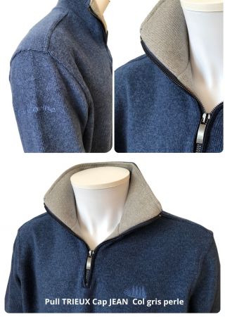 Trieux Bleu Chine pull homme Cap Marine