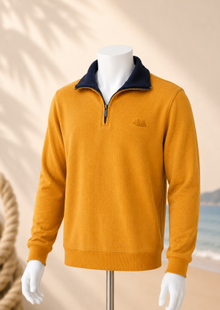 Pull homme TRIEUX Cap Marine–Paille col marine –Col camionneur