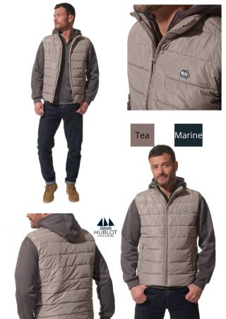 ULYSSE Doudoune homme zippée sans manches|HUBLOT