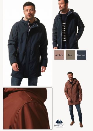 LILIEN Veste en softshell longue zippé intérieur polaire |HUBLOT
