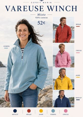 WINCH Vareuse authentique mixte  Adulte |Captain Corsaire ⚓