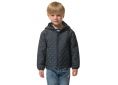 Manteau garçon ou fille zippé à capuche matelassé losange