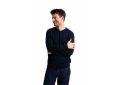 Pull homme col V ALFI HUBLOT marine