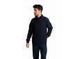 Veste homme zippée en corduroy BARNABE HUBLOT marine