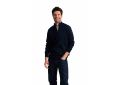 Pull homme col montant demi-zip DAKAR HUBLOT marine