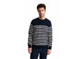 Pull marin homme EUGENE HUBLOT à boutons épaule