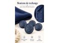 Bouton de rechange pour caban Michel Beaudoin – Marine – 4 €