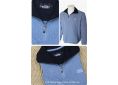 Sweat homme TRIEUX Cap Marine – Col camionneur – Bleu Chiné col Marine