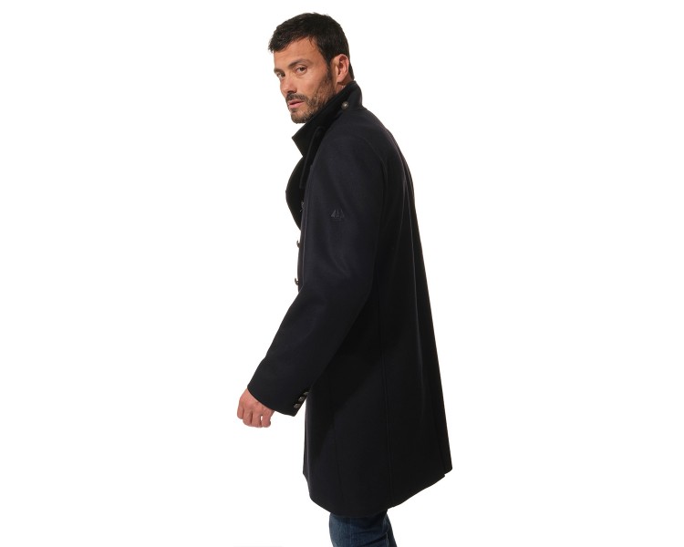 CROISIC Manteau homme 3/4 en drap de Laine HUBLOT - Cabans Duffle-coats