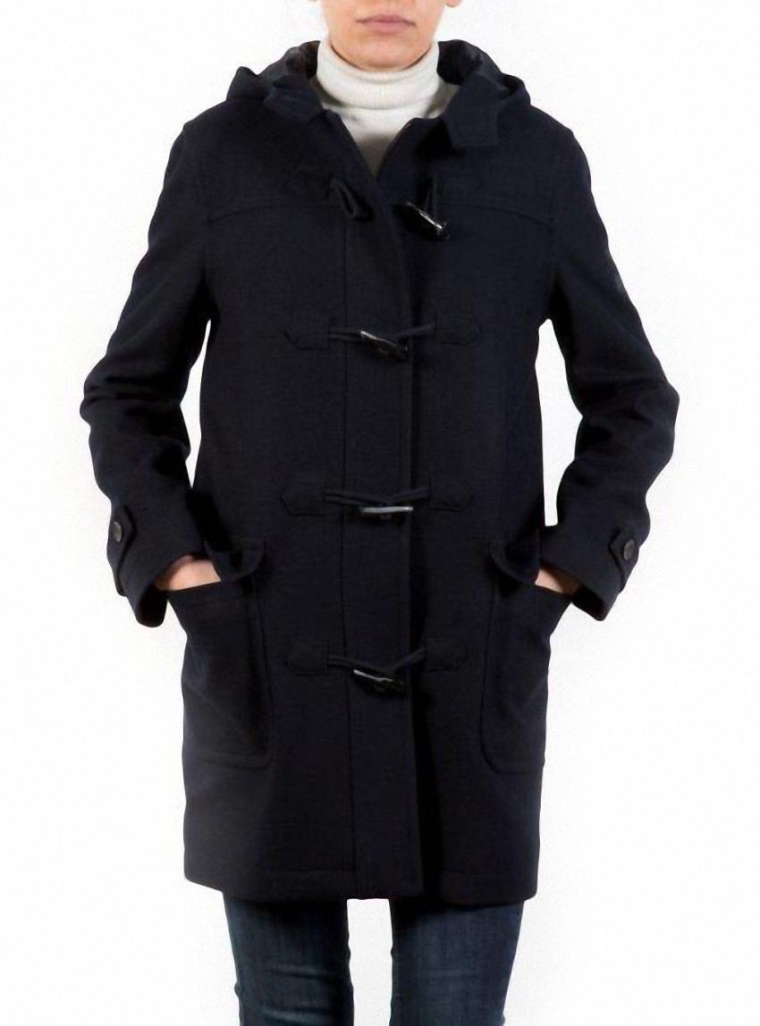 manteau duffle coat femme noir