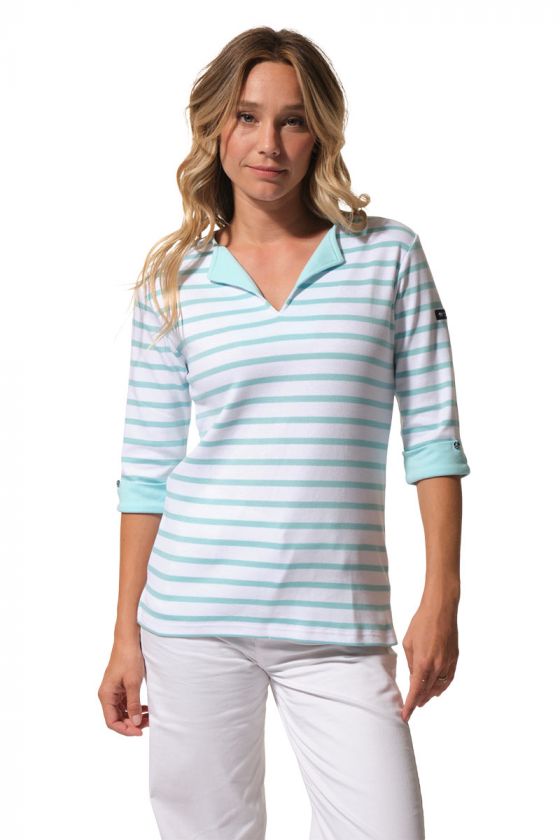 BLANC/POOL (turquoise)